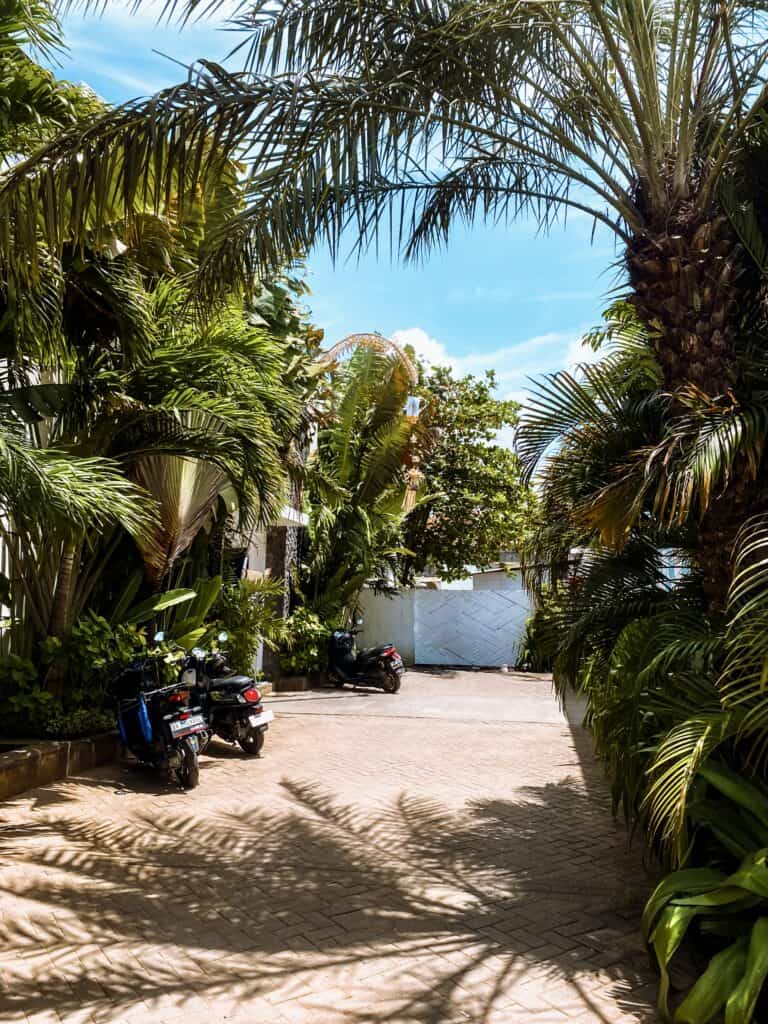 airbnb backyard view bali
